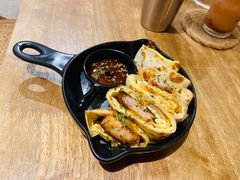 豬排蛋餅-甘单茶事小馆(洋河店)