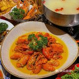 谁懂❗️粥底火锅配潮汕生腌有多鲜🤩