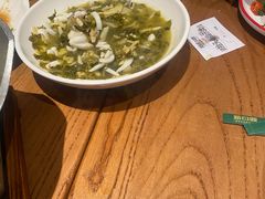 倒笃菜尖椒鱿鱼卷-新白鹿餐厅(银泰西湖文化广场店)