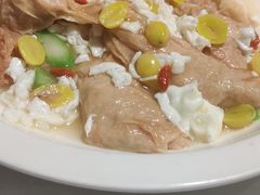 芙蓉蛋白扒腐皮-港丽餐厅
