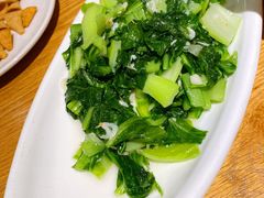 虾米炒盖菜-小叫天泡椒活田鸡(万象城店)