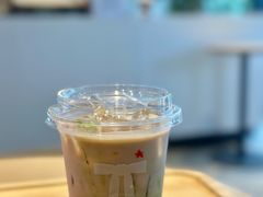粉桃浓浓抹茶拿铁-肯悦咖啡(红山6979店)