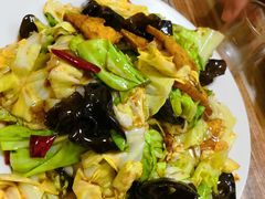 白菜木耳爆豆腐-老七饭馆(光荣道总店)
