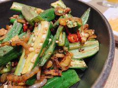小炒秋葵-小大董·烤鸭(凤凰汇店)