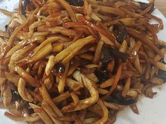 杏鲍菇鸡丝-龙福祥餐馆