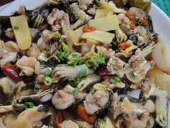 荷叶蒸田鸡-天强农家菜馆