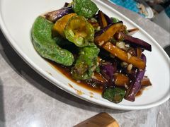 虎皮辣子烧茄子-胖老汉新疆特色椒麻鸡(南门店)