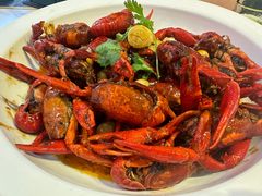 油焖大虾-刘胖子家常菜·蹄花焖藕(中南店)