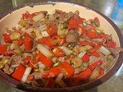 小炒黄牛肉-灶东家民间菜(回兴店)