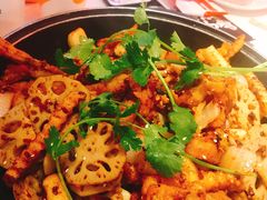 干锅牛蛙-渝蛙馆(新百店)