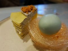 咸蛋黄肉松千层切块-随心小姐