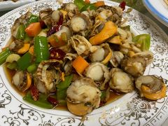 葱爆威海扇贝-威海渔村(静安旗舰店)