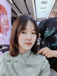 点击看大图 -藤野造型烫发染发