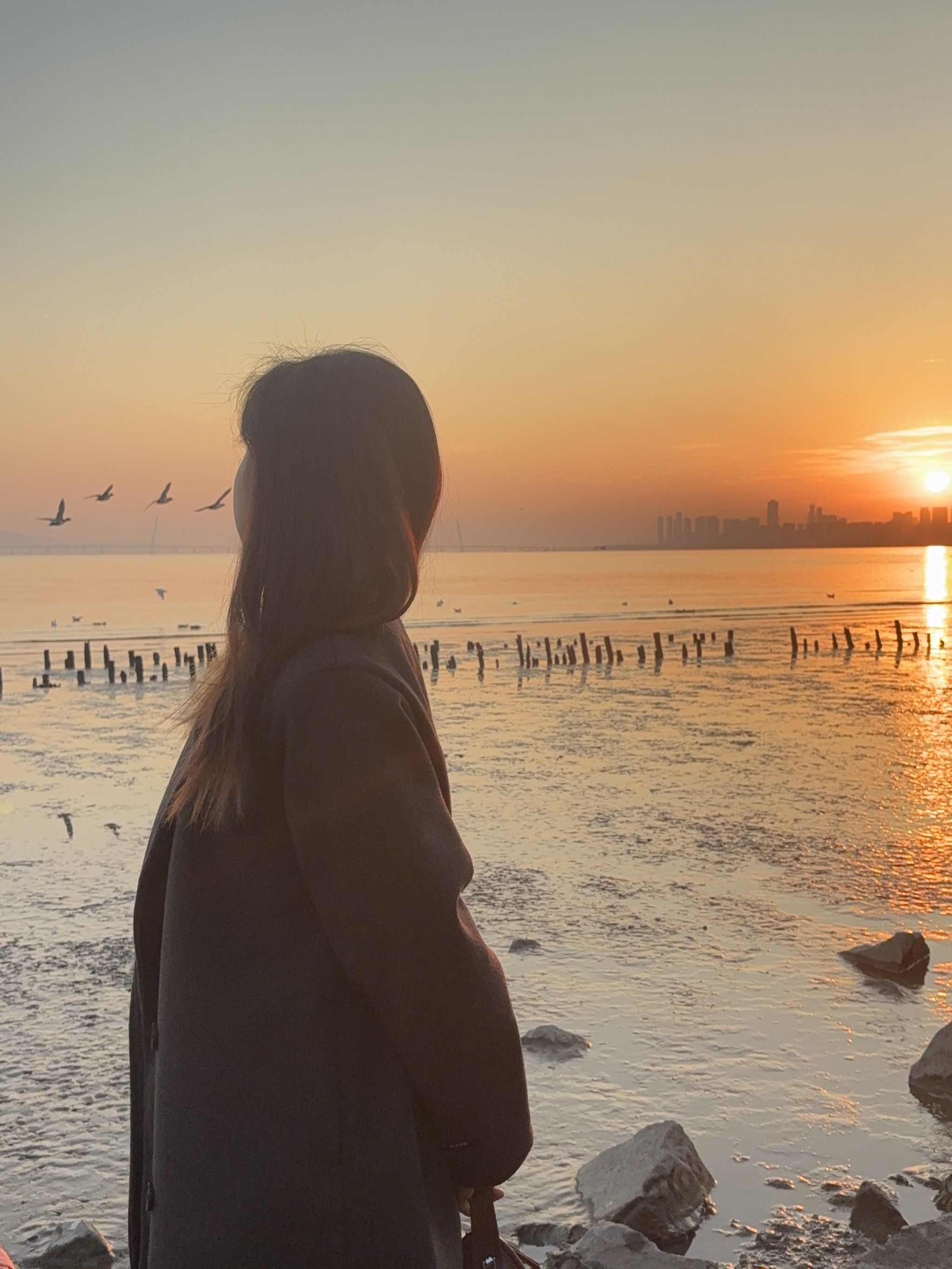 海边黄昏的温柔