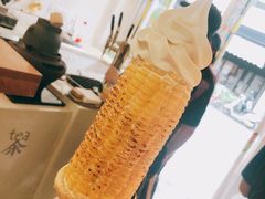 烤玉米冰tea凌-茶是一枝花泡茶店