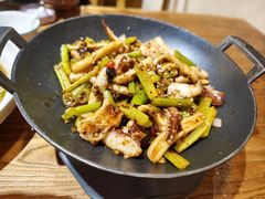 -东来菜馆•手抓海鲜家常菜•海鲜锅贴(鸽子窝店)