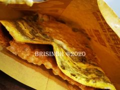 双蛋薄脆煎饼-奥华餐厅·老张记(台基厂店)
