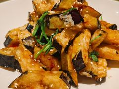 芝麻酥茄子-范家小馆·烤鸭新京菜(金融街店)