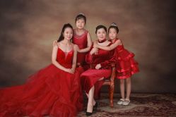 -时光纪亲子全家福照相馆(静安店母女写真父母纪念照)
