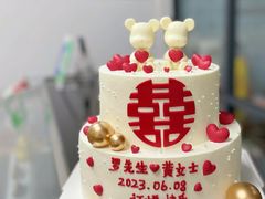 -咖咖熊蛋糕定制·英国蓝风车动物性淡奶油