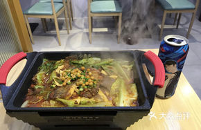 Spicy Blood Curd Grilled Fish