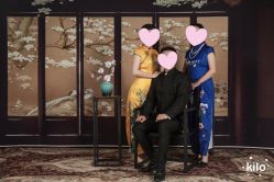 -时光纪亲子全家福照相馆(静安店母女写真父母纪念照)