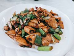 大蒜鱿鱼-好兄弟郭巨海鲜(天一阁店)