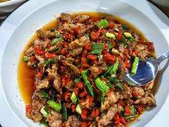 碎红椒炒肉-笨罗卜浏阳菜馆(高桥永祥店)