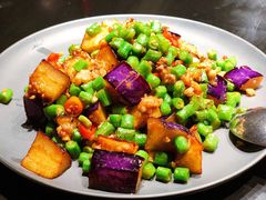豆角肉沫烧茄子-上屿水产(鼓浪屿一店)