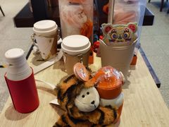 可爱的小老虎玩偶-星巴克臻选(北京太阳宫凯德店)