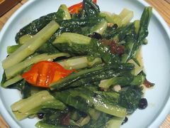 豆豉鲮鱼油麦菜-老東粥皇·茶餐厅(云路中心店)