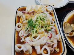 鱿鱼蒸豆腐-鑫悦楼煎蟹·16年海鲜大排档