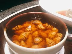 古越陈酿煮花螺-杭州西子湖四季酒店·金沙厅