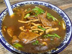 肉丝酱爆猪肝面-顺丰面馆(打浦店)