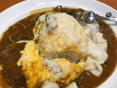 奶香鸡肉咖喱蛋包饭-COCO壱番屋(北京平安国际金融中心店)