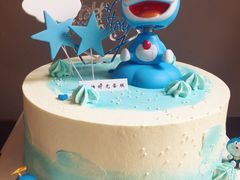 ins大叮当猫儿童款生日蛋糕-艾加柒克蛋糕茶歇甜品台(春熙路店)