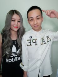 -INS羽毛接发·巴黎画染