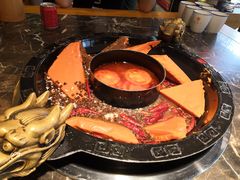 番茄鸳鸯锅-蜀辣居鲜货老火锅(红牌楼店)