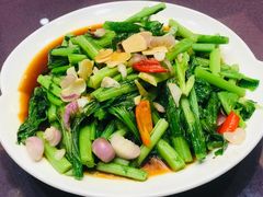 拍蒜炒春菜-广东胜利宾馆西关粤中餐厅