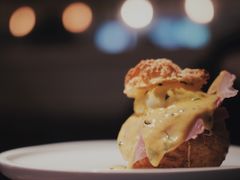 周末早午餐班尼迪克特蛋-壳里西餐厅Coquille Seafood Bistro(蒙自路店)