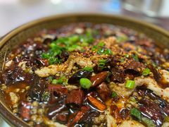 水煮肉片-洪霞餐馆
