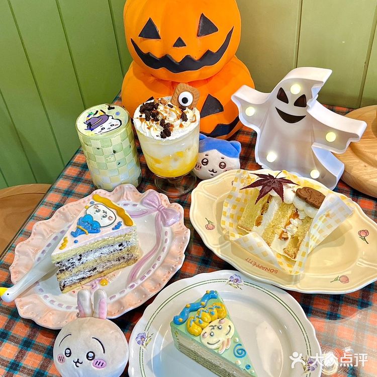 这家甜品店将我的万圣节氛围感拉满🤩