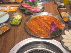 -明洞阿姨·韩式酱蟹烤肉·创意料理(三元桥店)