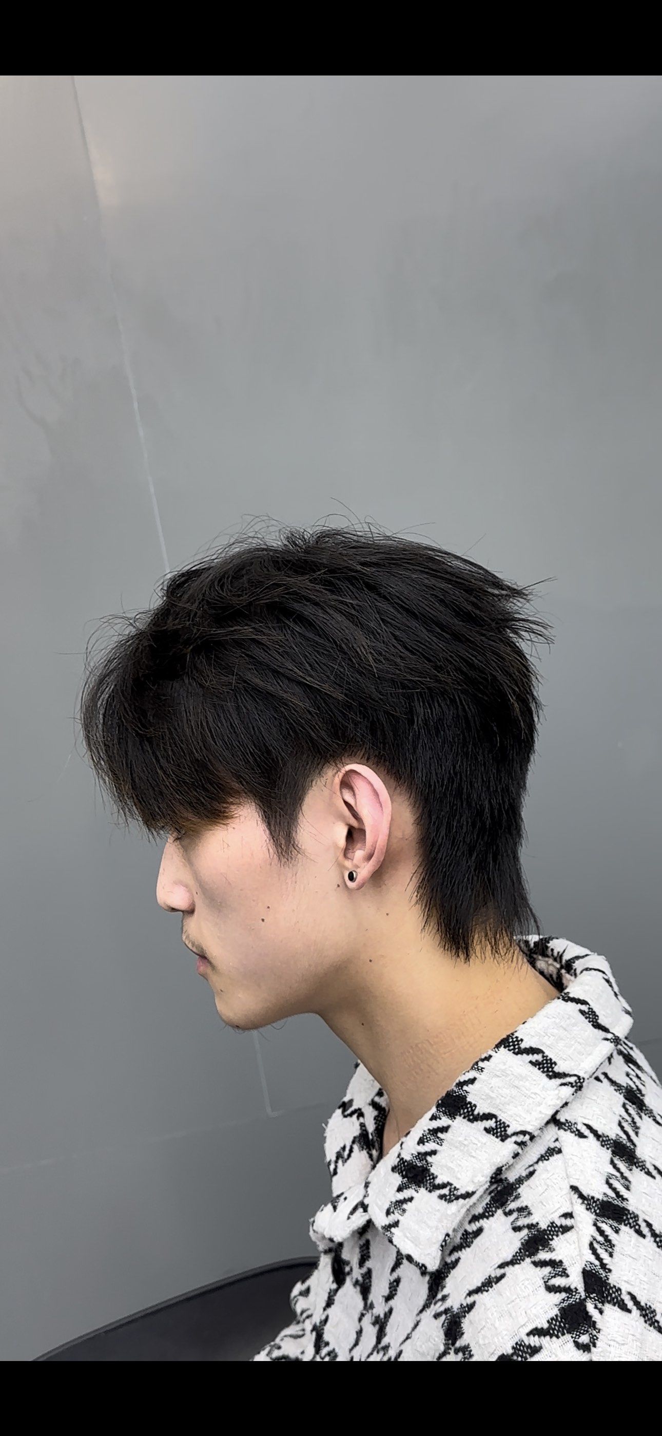 男士甩尾烫,造型