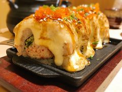 焗烤芝士三文鱼卷-越光米贩精致料理餐厅(金鹰店)