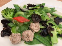 肉圆炒时蔬-龙井壹号·茶缘山景宴(龙井村店)
