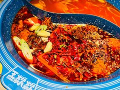 重庆原始红油现炒锅底-王歘歘·chuǎ火锅(五道营店)