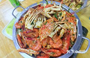 Stir-Fried Shrimp and Crab Pot