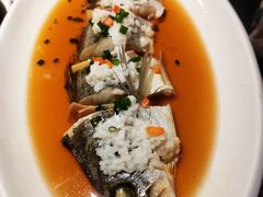 秘制酒香蒸海鲈鱼-吉旺港式餐厅(南方商城店)