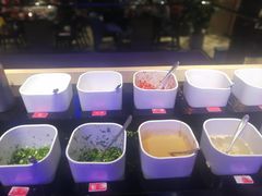 自助调料区-热火朝天鲜切牛肉火锅(南强街巷店)